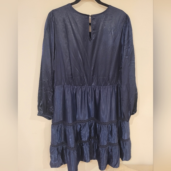 NWT Addtionelle Navy Silky Dress - Picture 4 of 4